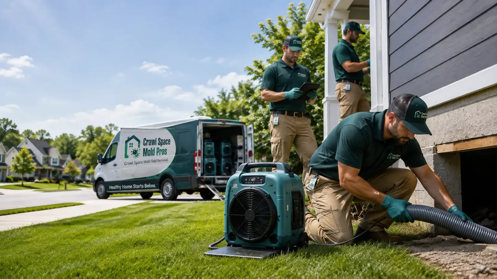 Crawl Space Mold Removal in Reydon, OK